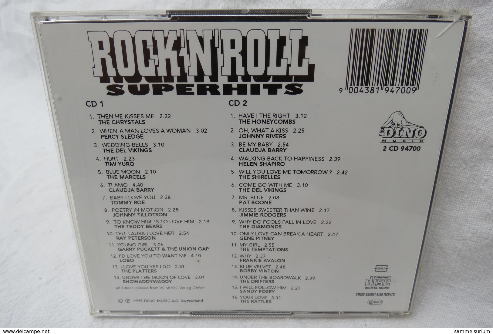 2 CDs "Rock'n Roll Superhits" Div. Interpreten - Hit-Compilations