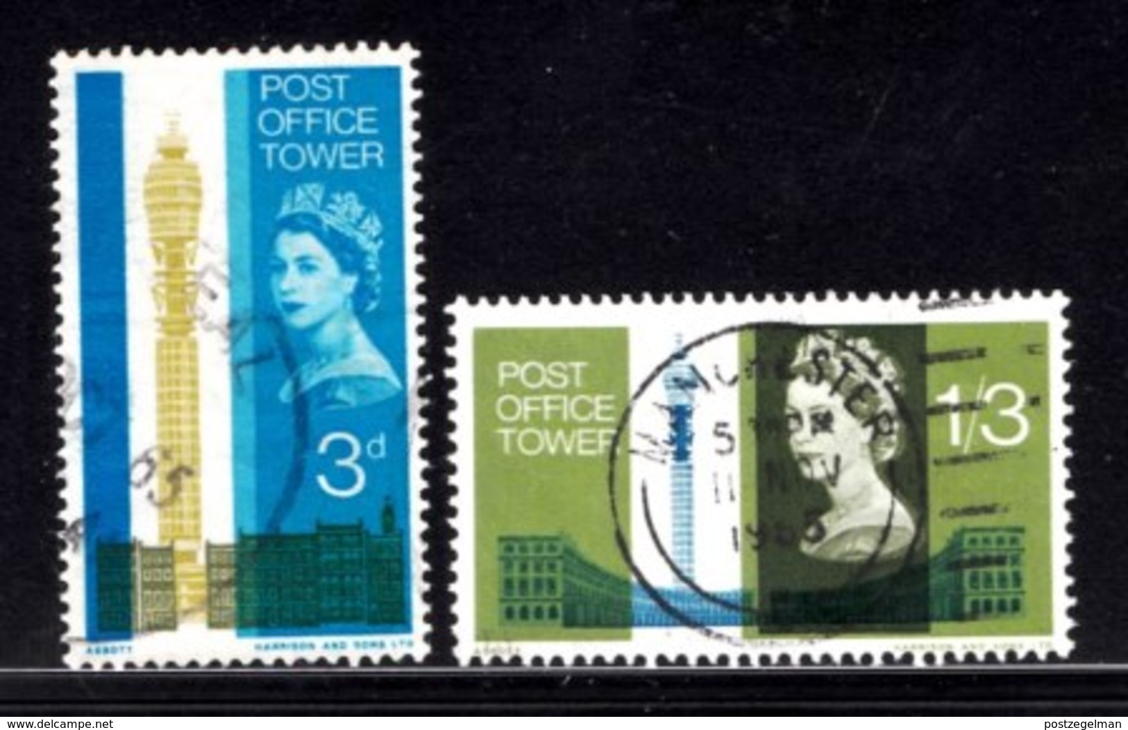 UK 1965 Used Stamp(s) Tower And Nash Terrace Nrs. 402-403 - Used Stamps