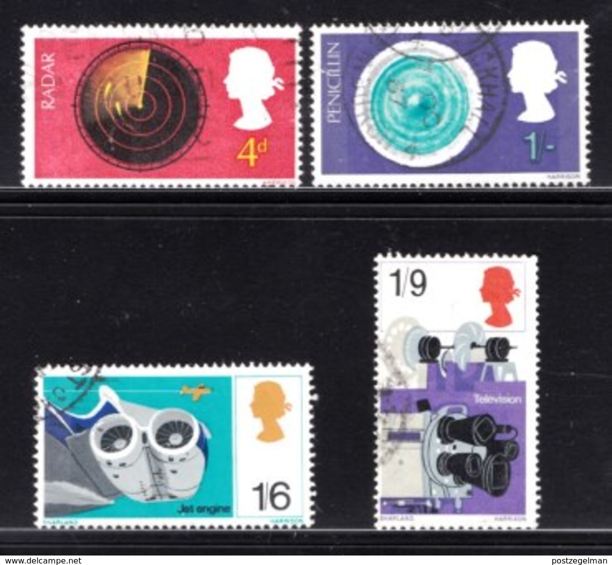 UK 1967 Used Stamp(s) Discoveries And Inventions Nrs. 470-473 - Used Stamps