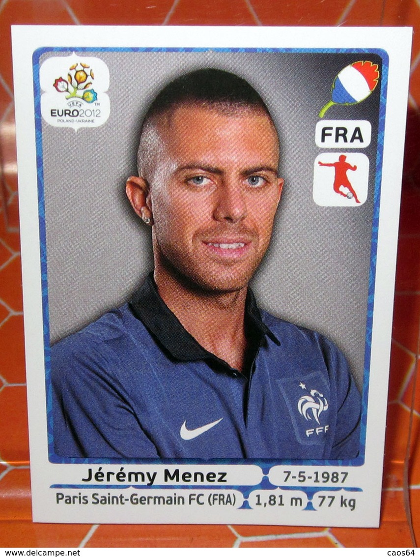 EURO2012 PANINI N. 475 MENEZ  STICKER NEW CON VELINA - Edizione Italiana