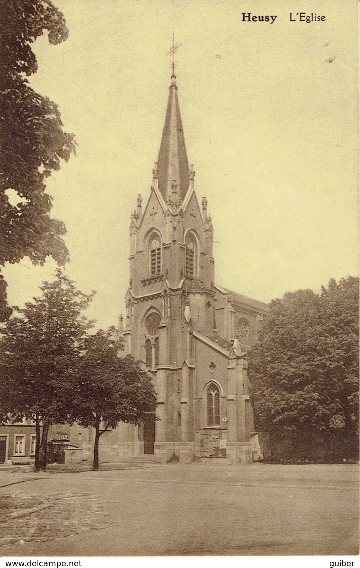 Verviers Heusy L'église Edit. Hayet Faymonville Lambermont 1941 - Verviers