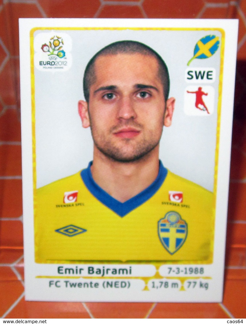 EURO2012 PANINI N. 447 BAJRAMI  STICKER NEW CON VELINA - Edizione Italiana