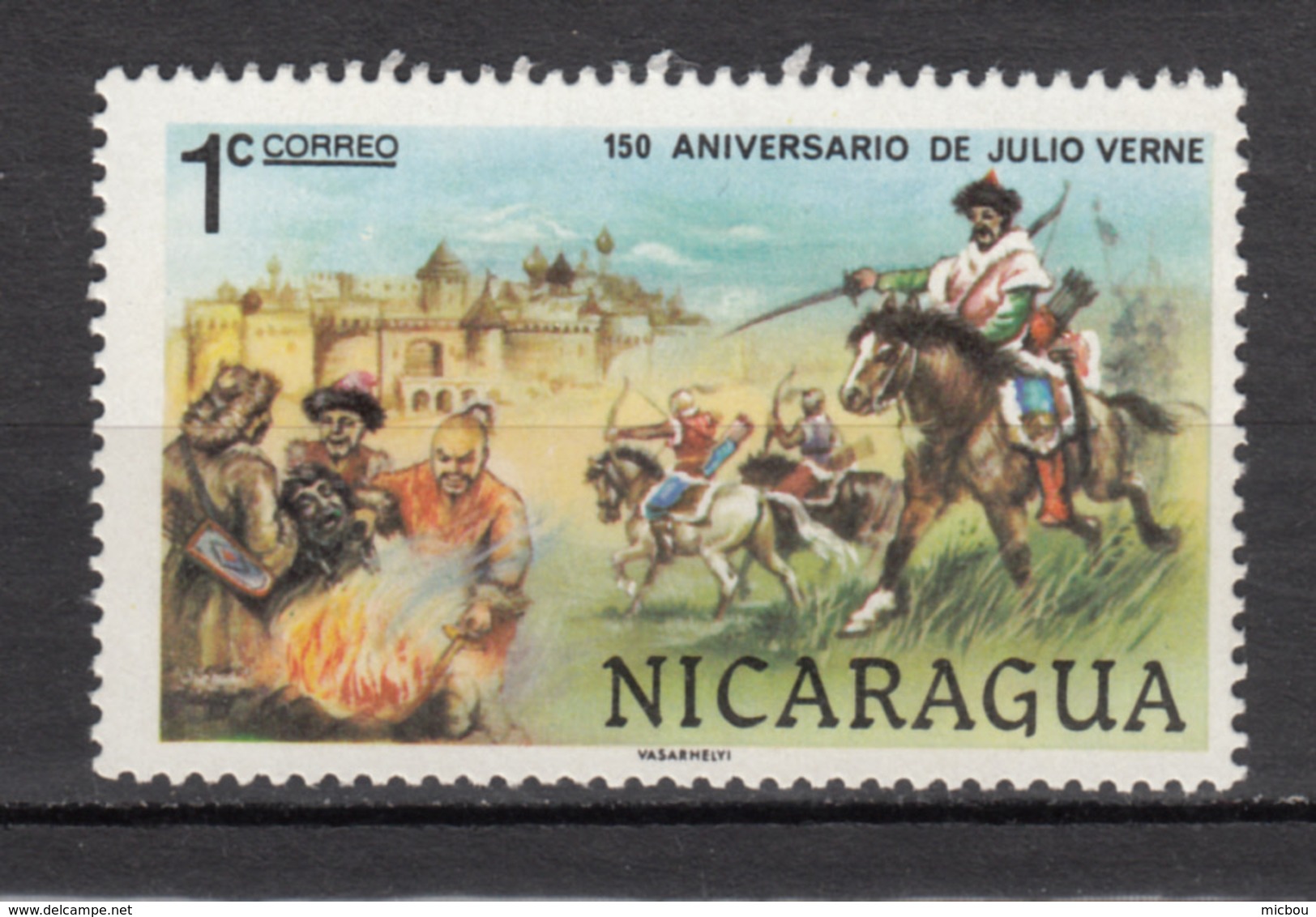 Nicaragua, Tir à L'arc, Archery, Cheval, Horse, Feu, Fire, Jules Verne, écrivain, Writter, Feu, Fire - Tir à L'Arc