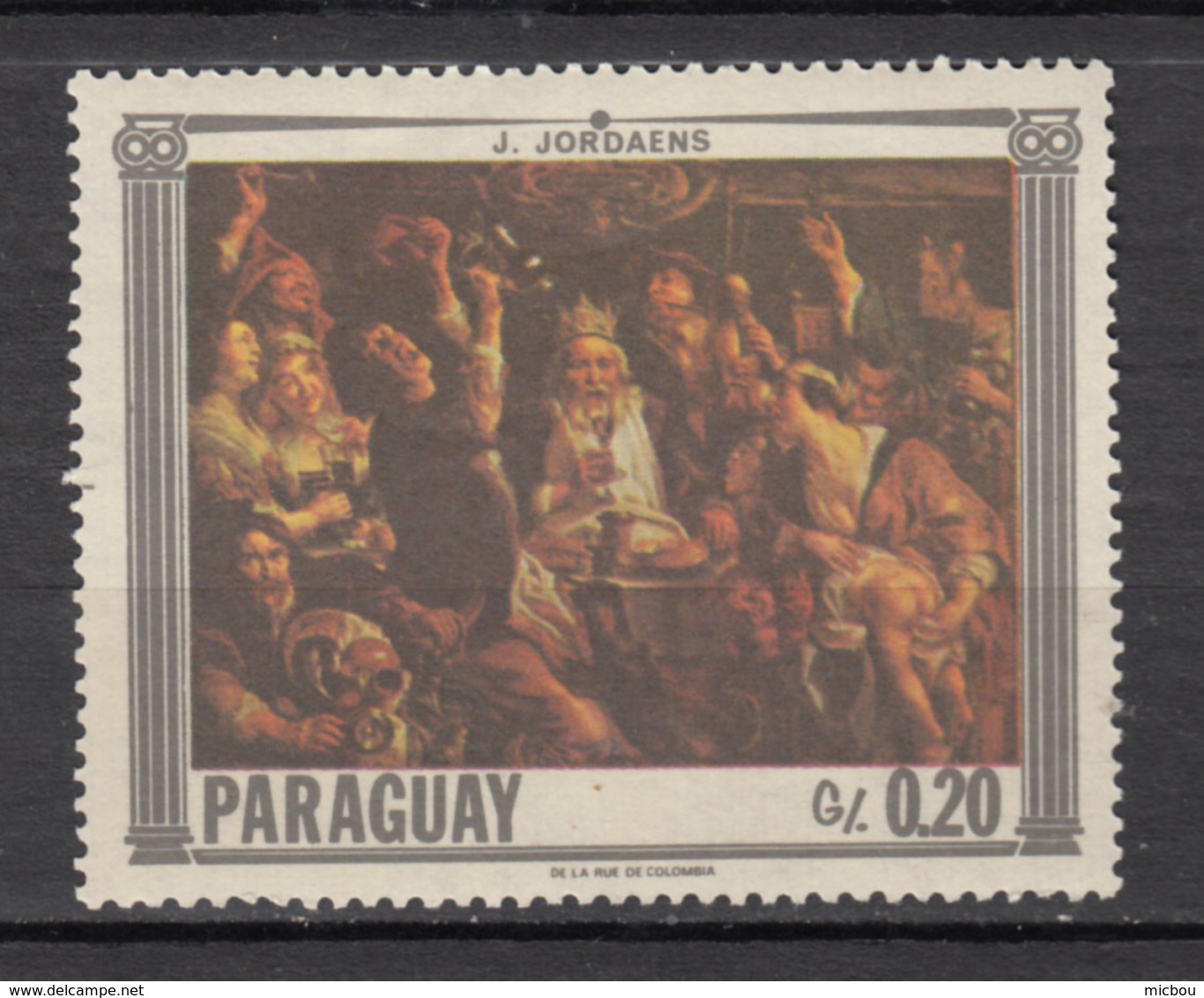 Paraguay, Jordaens Le Roi Boit, Vin, Wine, Alcool, Alcohol, King - Wines & Alcohols