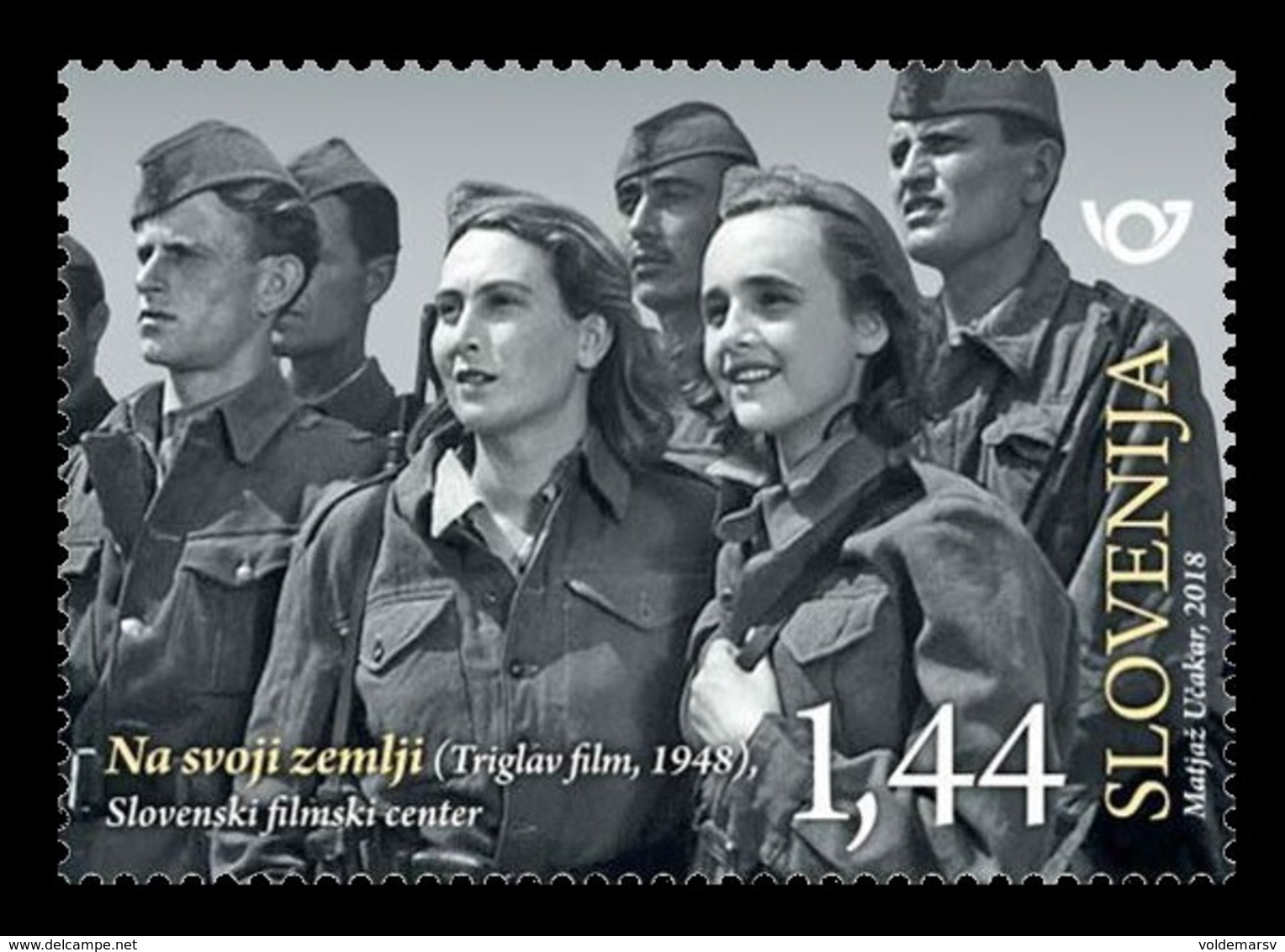 Slovenia 2018 Mih. 1326 Slovenian Cinema. On Our Own Land. World War II MNH ** - Slovenia