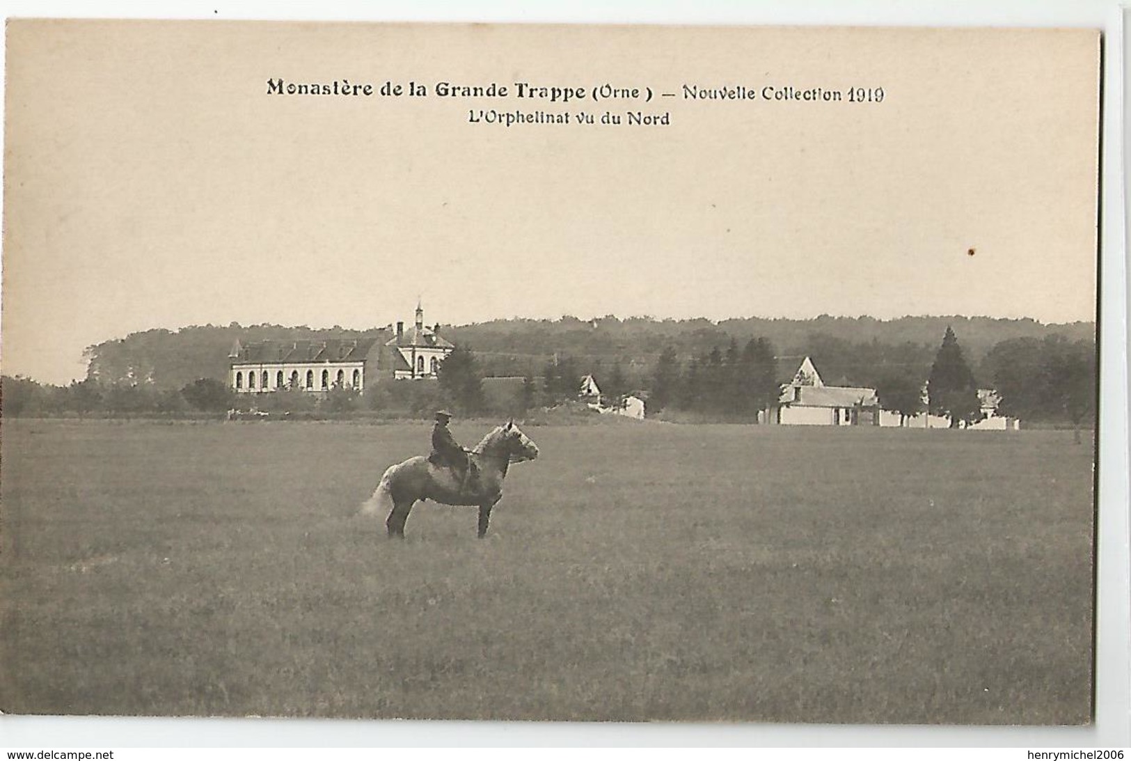 61 Orne - Monastère De La Grande Trappe L'orphelinat Vu Du Nord 1919 - Otros & Sin Clasificación