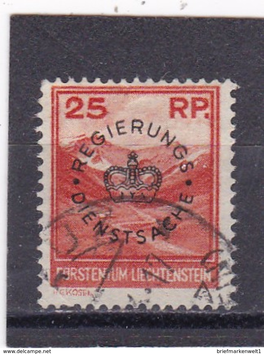 Liechtenstein, Dienst Nr.9, Gest. (T 8391) - Service