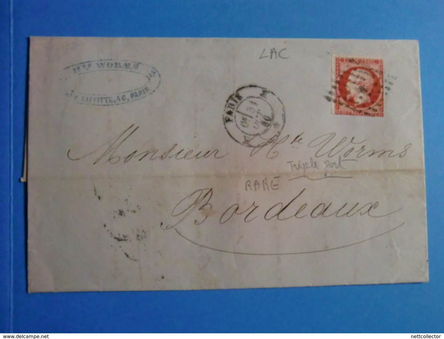 FRANCE COLLECTION + 100 LETTRES CLASSIQUES DONT RARES/ EXCEPTIONNEL SUR LE SITE