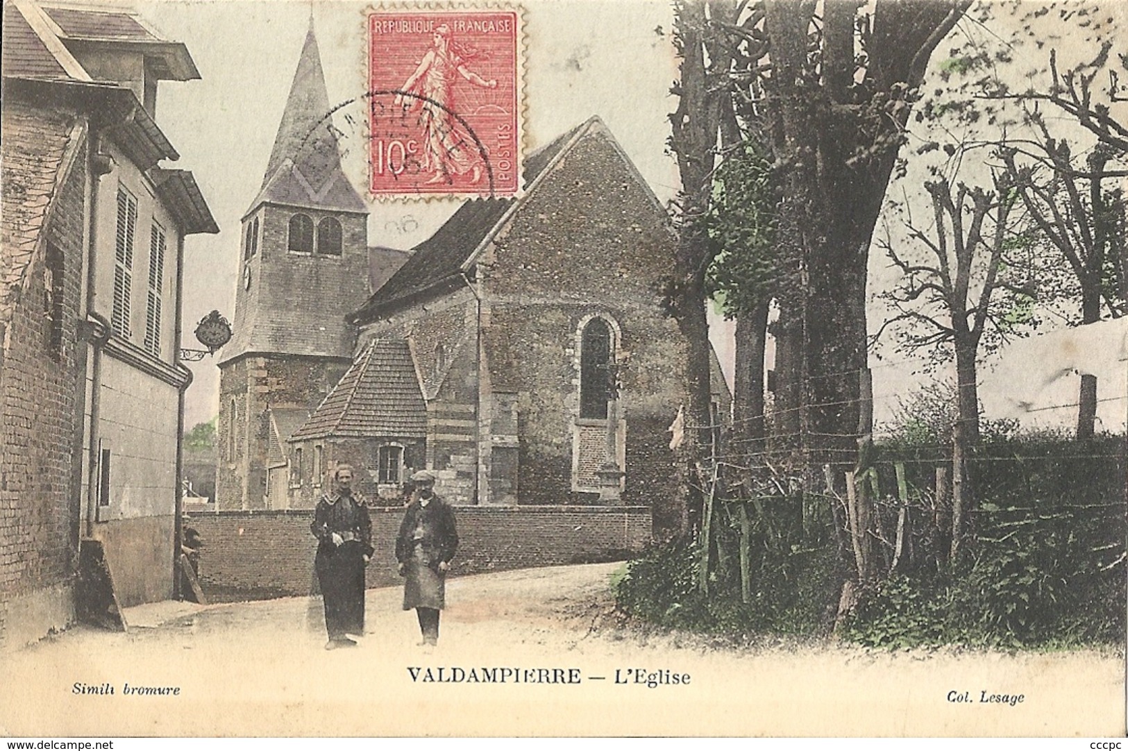 CPA Valdampierre L'église - Autres & Non Classés