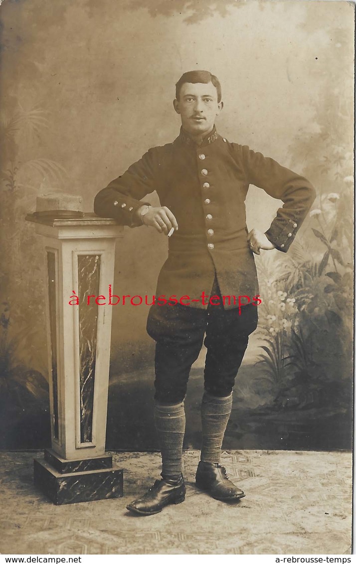 Carte Photo-soldat Du 102e R - Guerre, Militaire