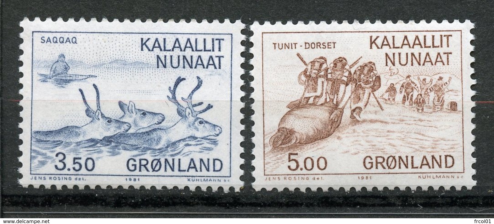 Groenland, Yvert 119&120, Scott 146&147, MNH - Neufs