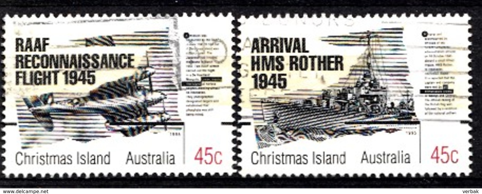 Christmas Island 1995 Mi.nr.:411-412 Beendigung Des.....  Oblitérés / Used / Gestempeld - Christmas Island