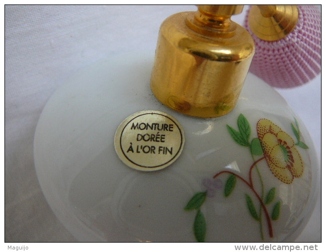 VAPO.AVEC  POIRE  // MONTURE DOREE A L'OR FIN    LIRE ET VOIR!! - Miniatures Femmes (sans Boite)