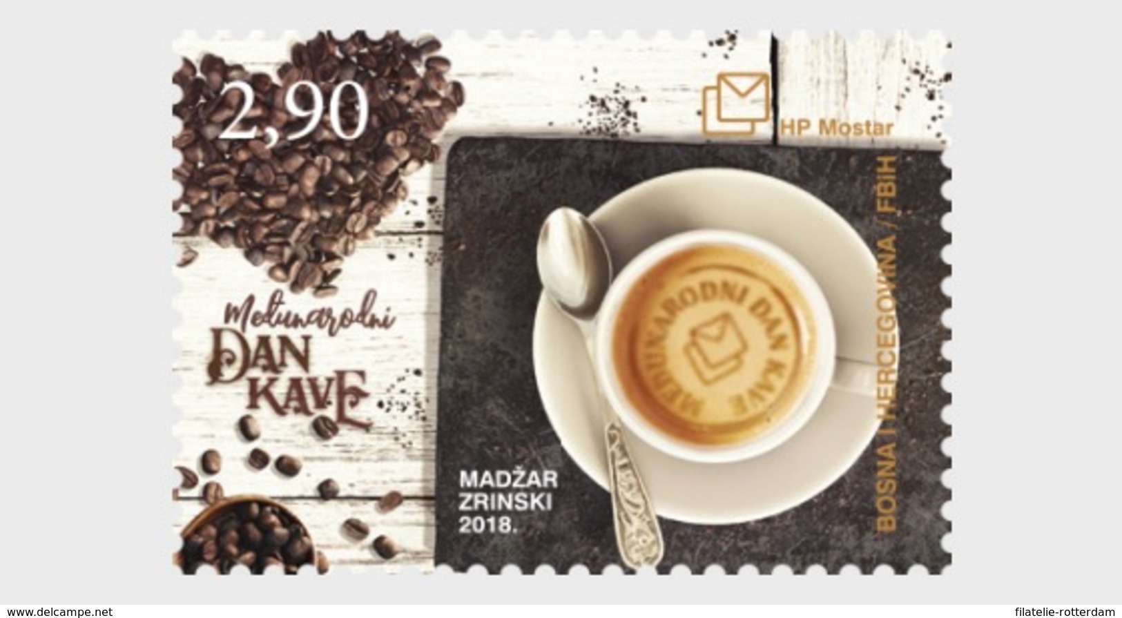 Bosnië-Herzegovina / Bosnia - Postfris / MNH - Complete Set Dag Van De Koffie 2018 - Bosnien-Herzegowina