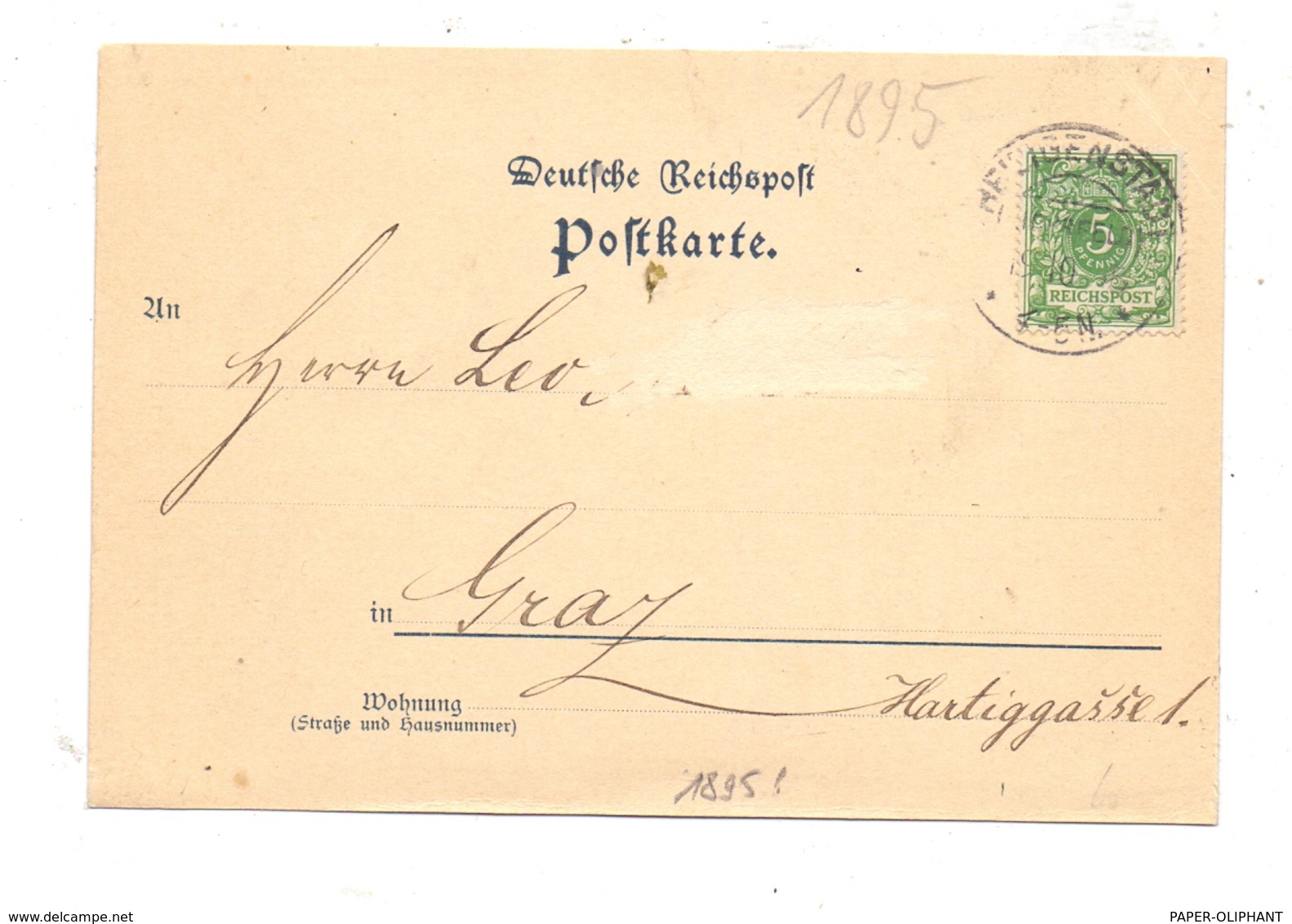 0-5630 HEILIGENSTADT, Gruß Aus..., 1895, Frühe Karte - Heiligenstadt