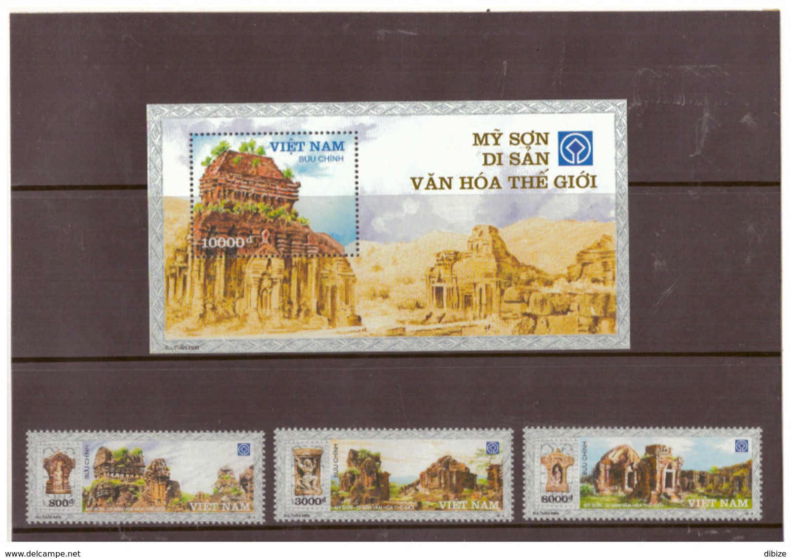 3 Timbres Vietnam Et 1 Feuillet. 2003 - Viêt-Nam