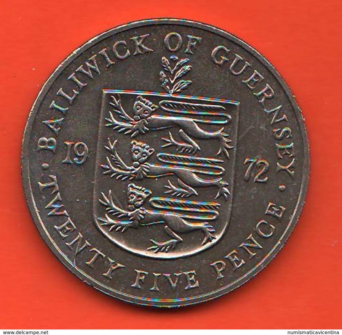 Guernsey 25 Pence 1972 - Guernesey