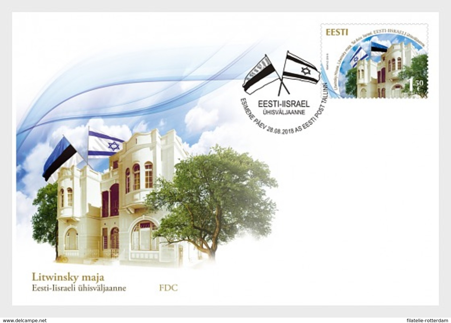 Estland / Estonia - Postfris / MNH - FDC Joint Issue Estonia-Israel 2018 - Estland