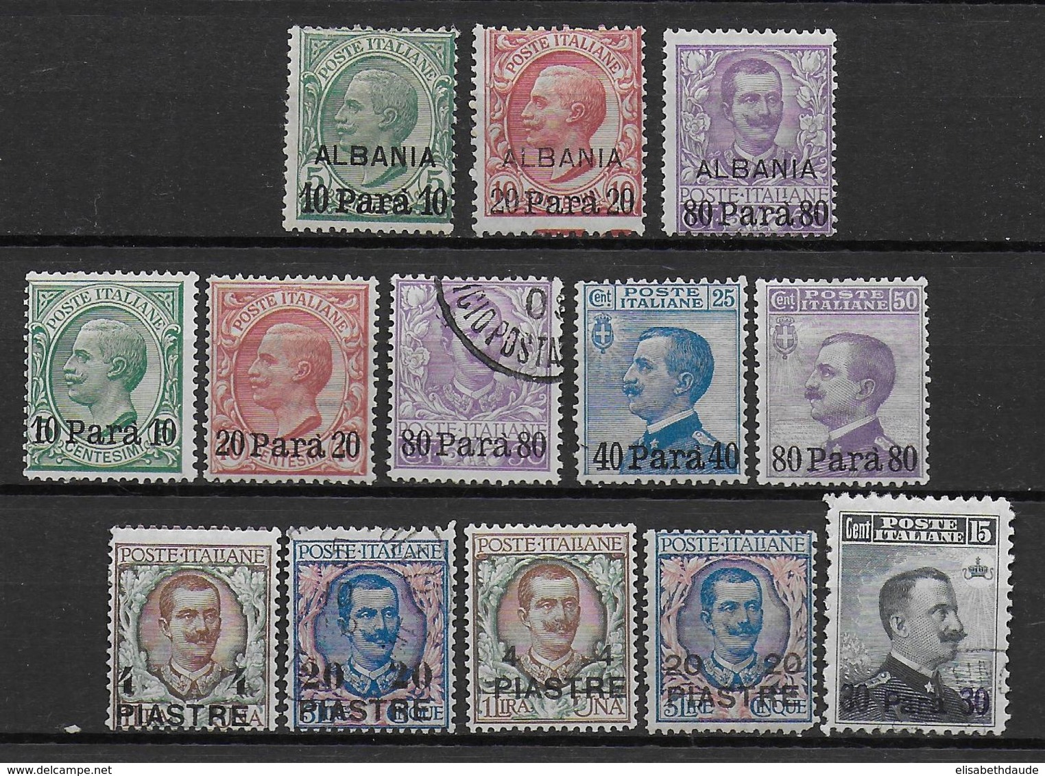 LEVANT ITALIEN - YT N° 39/50 */MH + OBLITERES - COTE = 440 EUR. - General Issues