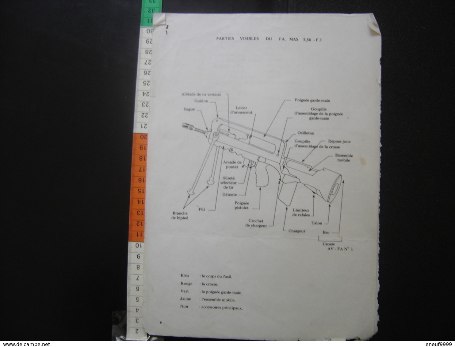 Notice FAMAS Annees 80's Militaria ARMY - Armes