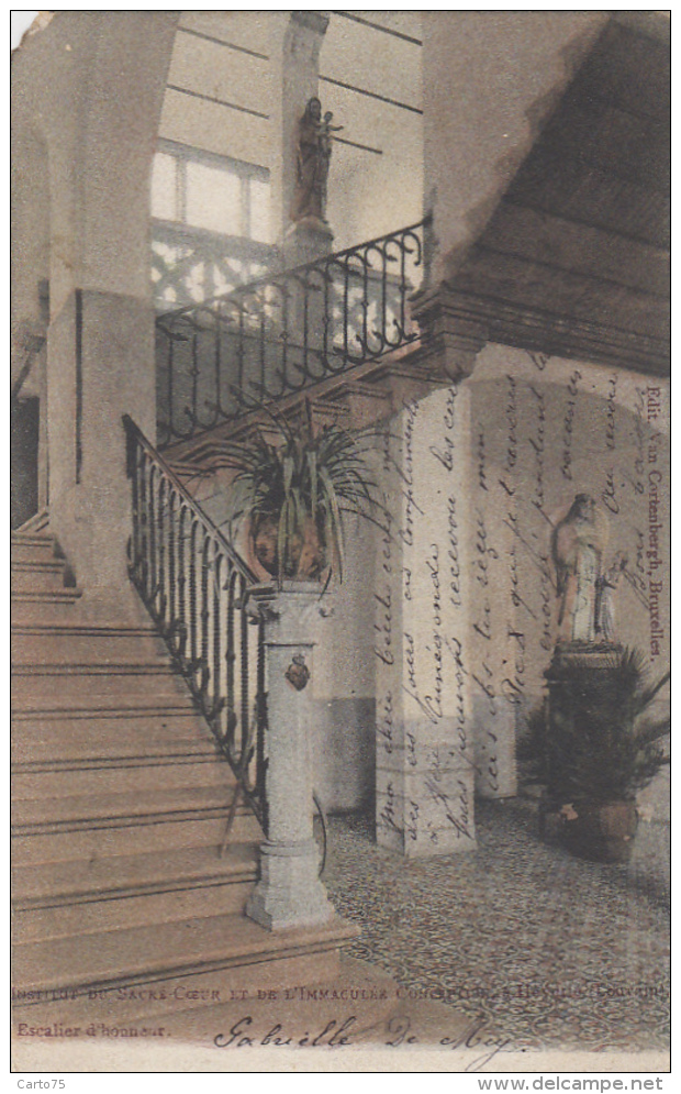 Belgique - Heverlee Heverlé - Escalier Institut Du Sacré-Coeur - 1905 - Leuven