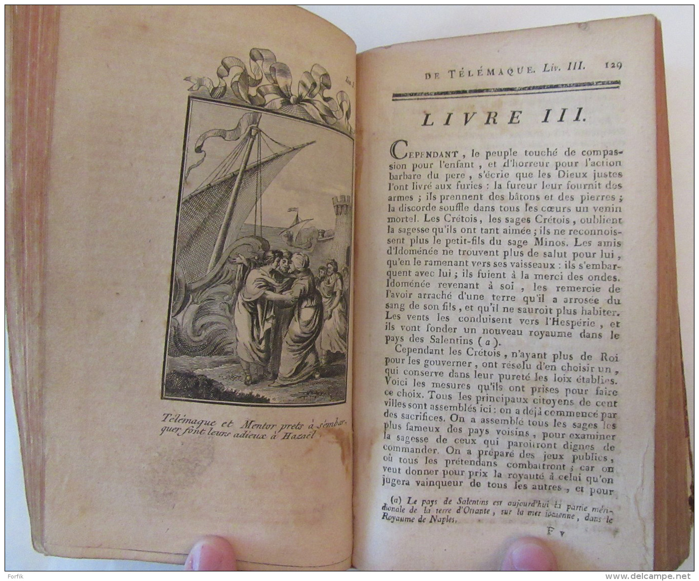 François De Salignac De La Mothe Fénelon - Les Aventures De Télémaque, Fils D'Ulysse - 1791 - Plusieurs Gravures - 1701-1800
