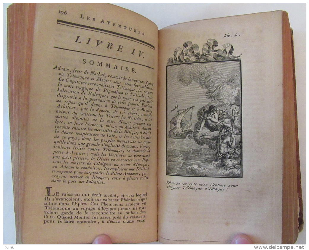 François De Salignac De La Mothe Fénelon - Les Aventures de Télémaque, Fils d'Ulysse - 1791 - Plusieurs gravures