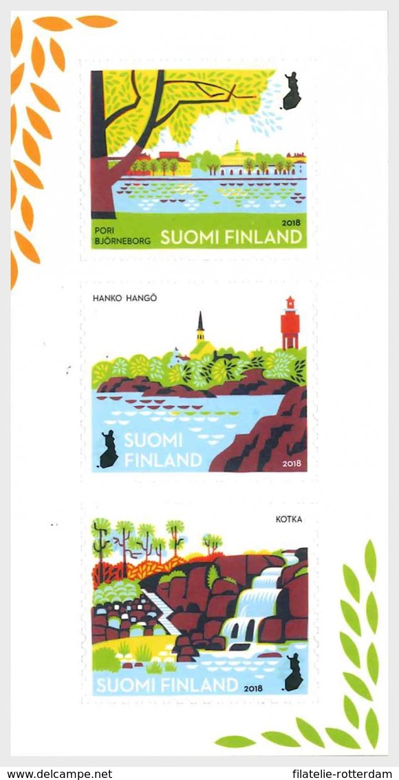 Finland - Postfris / MNH - Complete Set Nationale Stadsparken 2018 - Ongebruikt