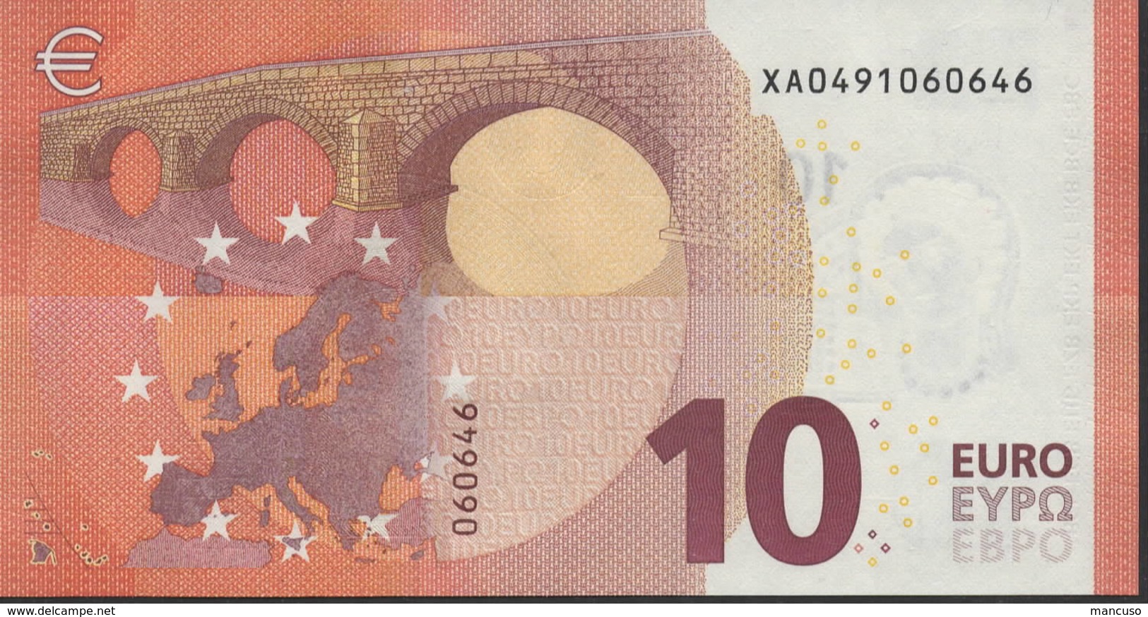 10  EURO DRAGHI  GERMANY  XA X001 A5   FDS/UNC/NEUF - 10 Euro