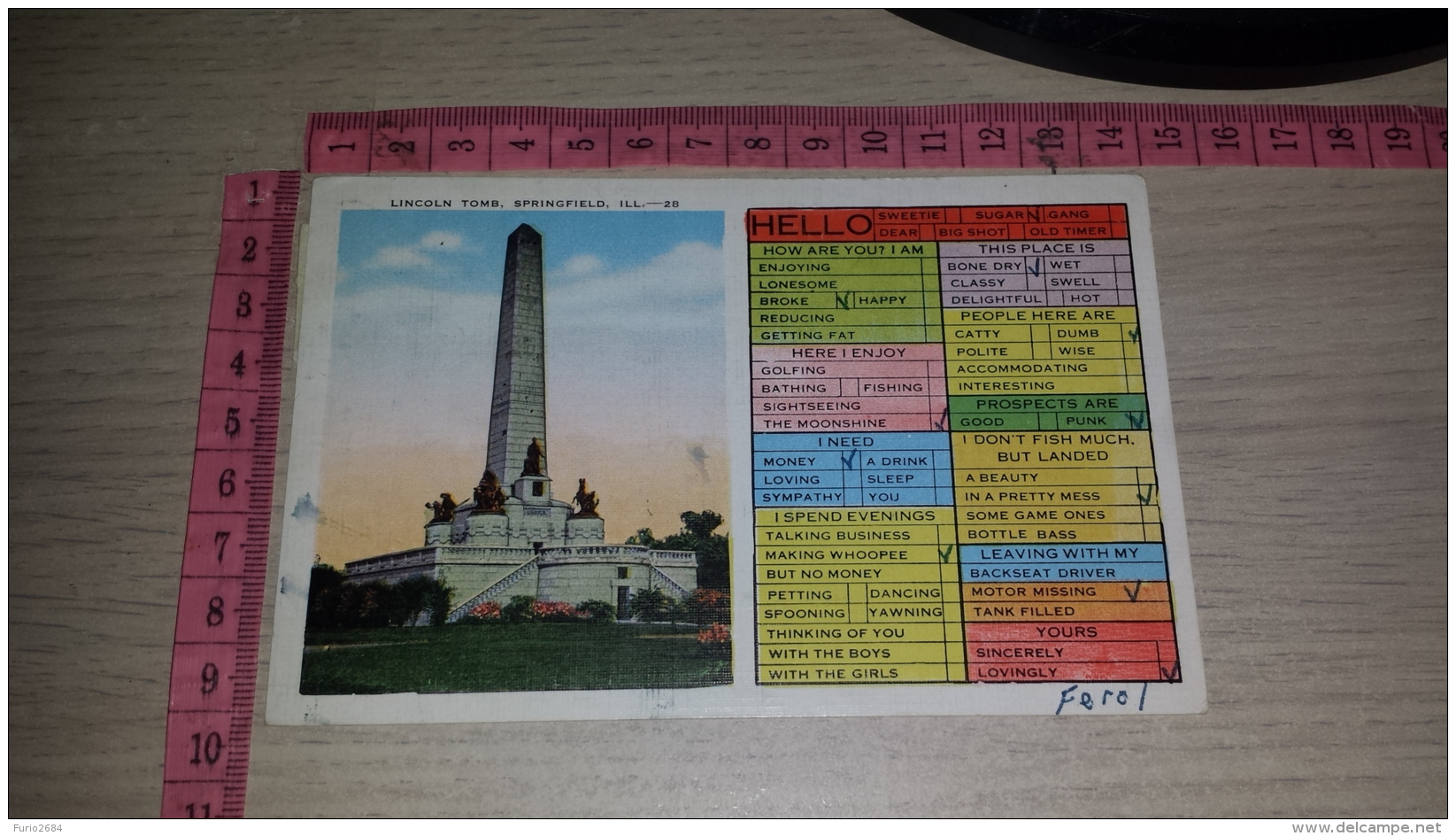 C-61090 SPRINGFIELD LINCOLN TOMB - Springfield – Illinois