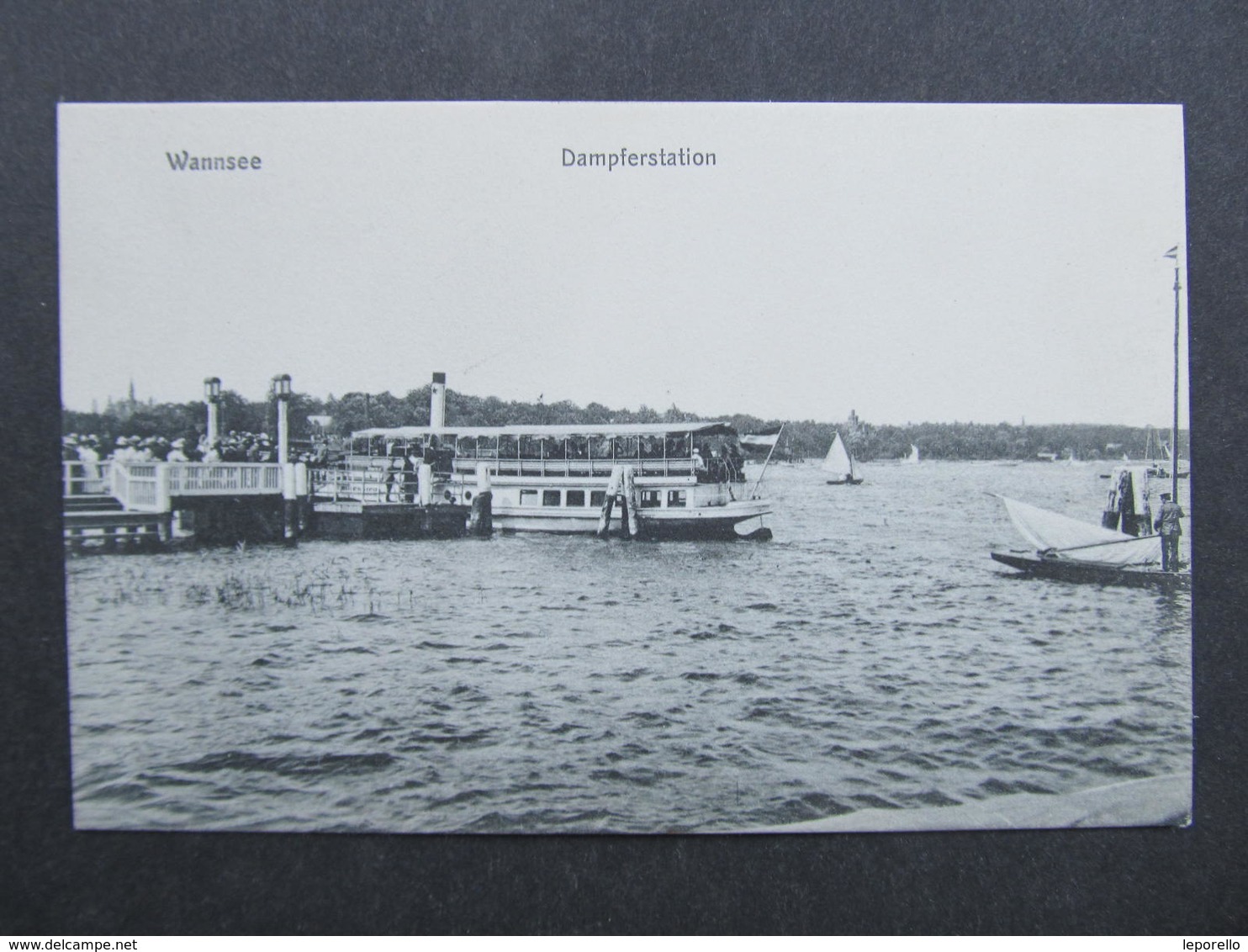 AK WANNSEE Ca. 1910 Schiff  ///  D*34520 - Wannsee