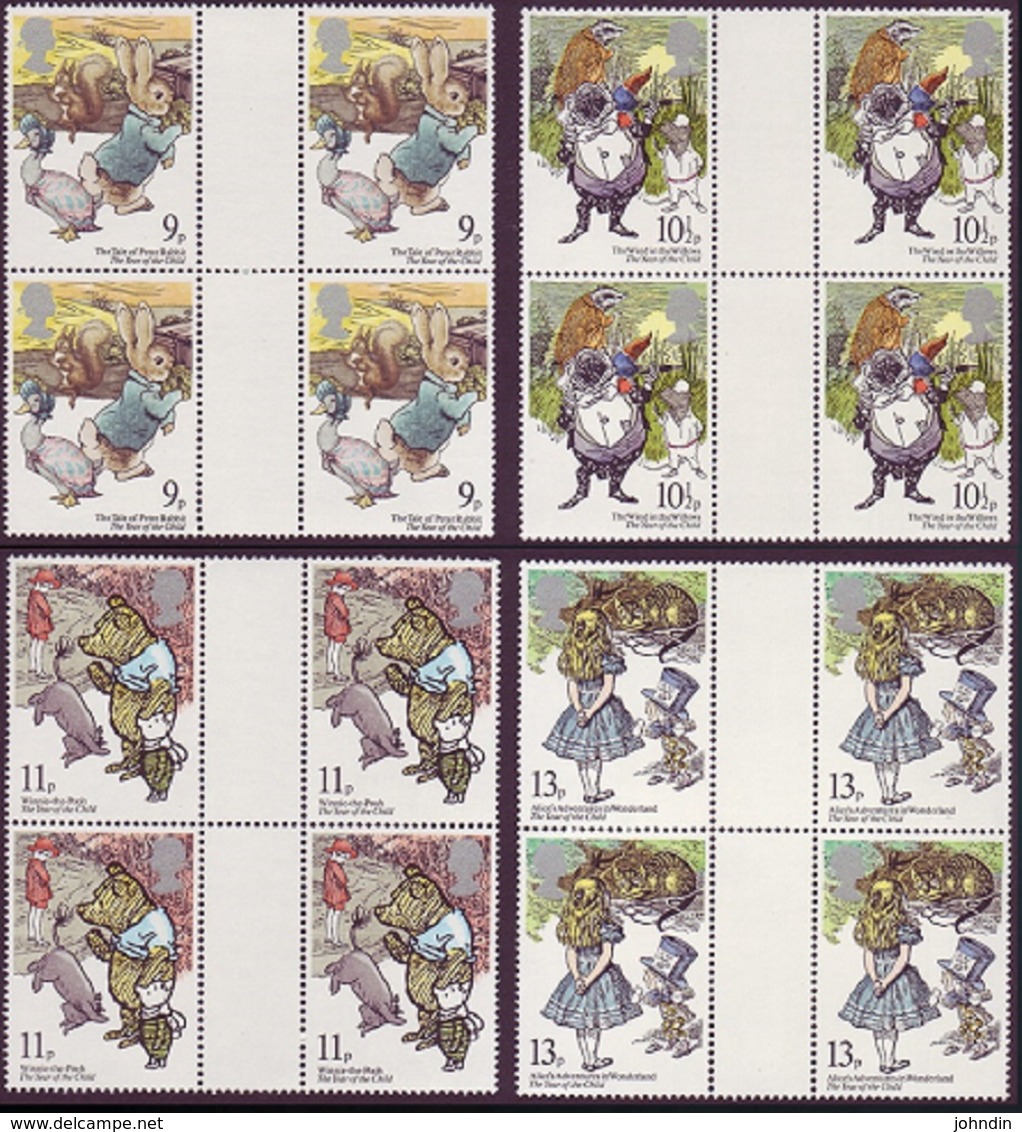 GB 1979 Year Of The Child Gutter Pair Blocks UM/MNH - Unclassified