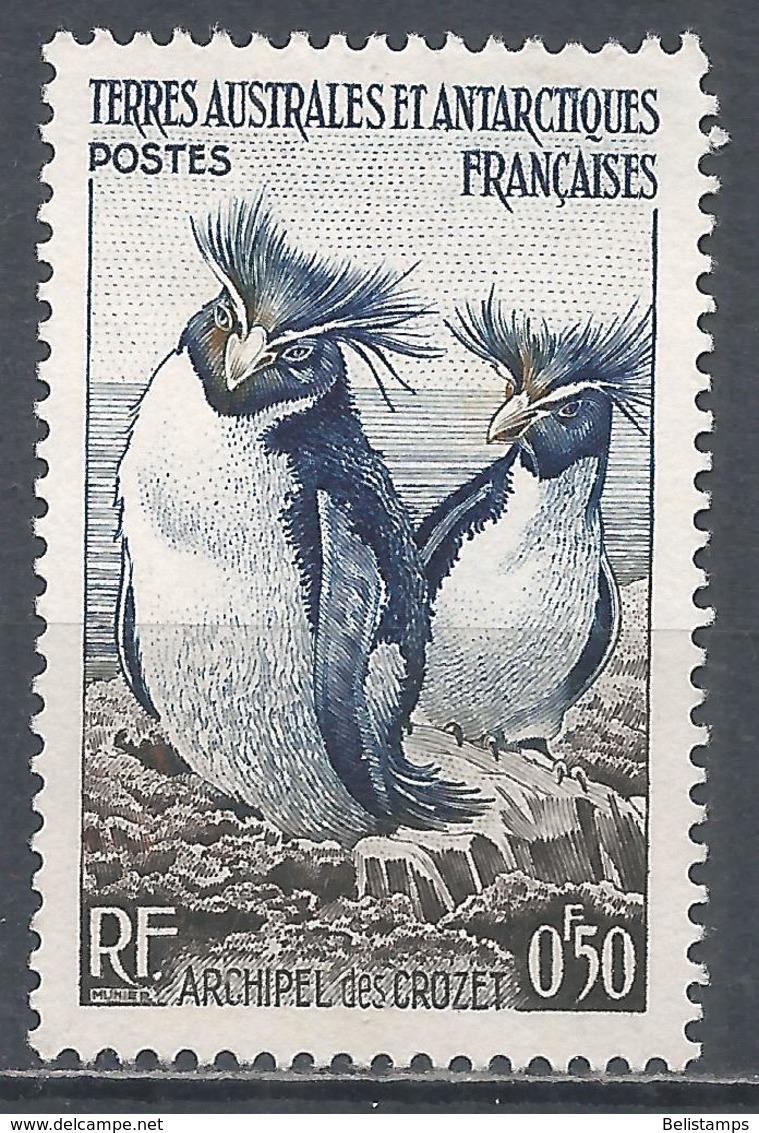 French Southern & Antarctic Territory 1956. Scott #2 (MNG) Rockhopper Penguins - Neufs