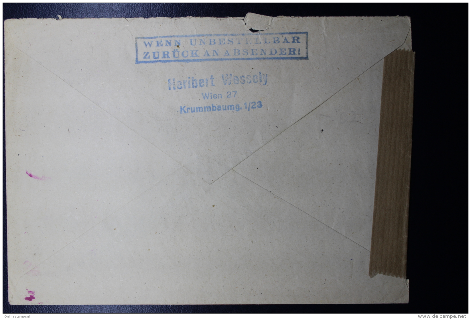 Austria: Cover Censur  Wien -&gt; Karlsruhe  Baden   Mixed Franking  30-10-1946 - Briefe U. Dokumente