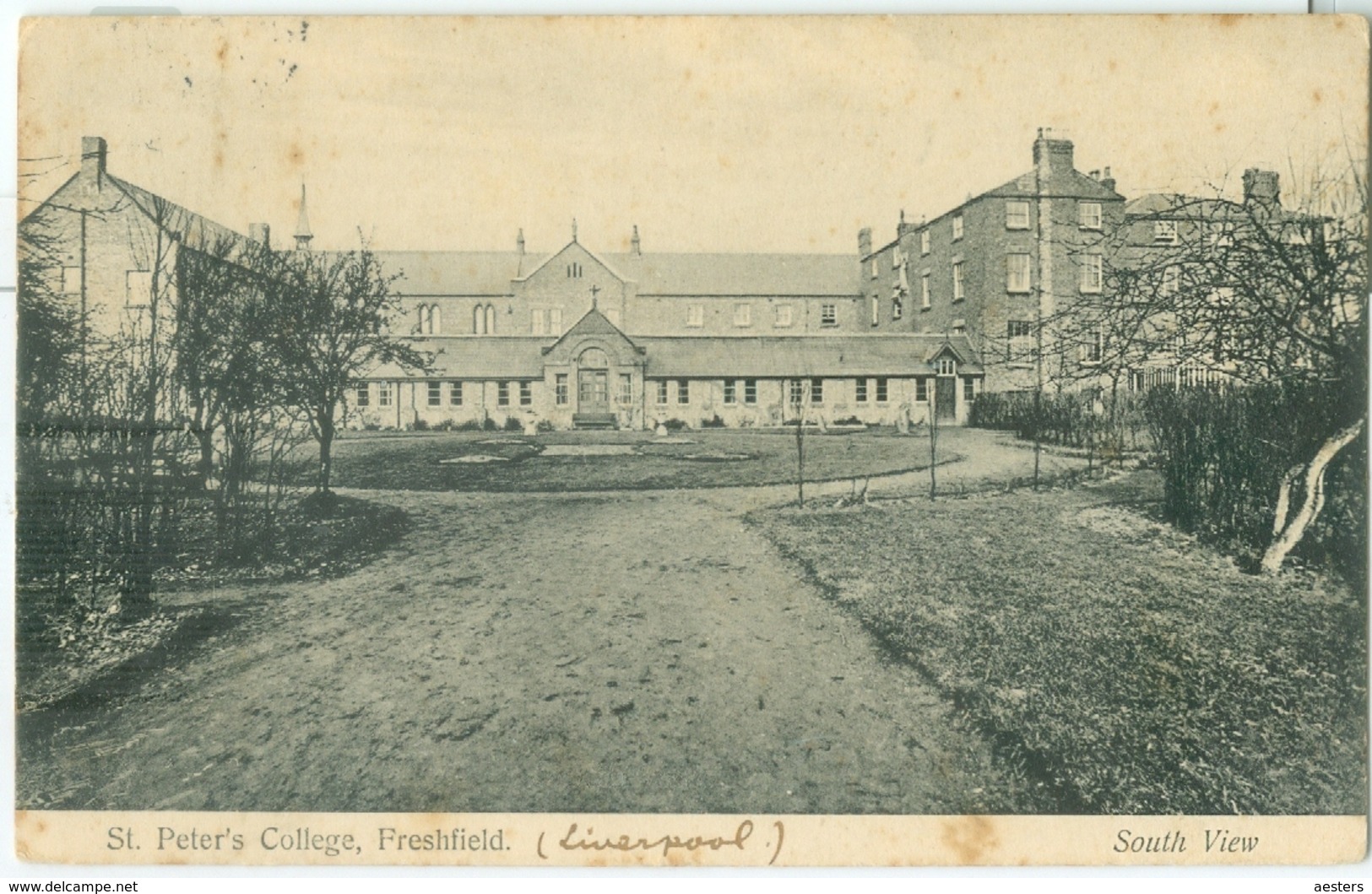 Freshfield (near Liverpool) 1920; St. Peter's College, South View - Circulated. (W. Muntz - Southport) - Sonstige & Ohne Zuordnung