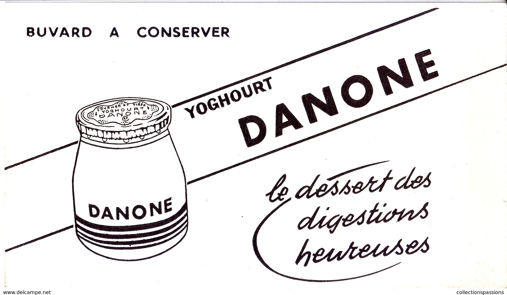 Buvard : Yoghourt DANONE - NEUF - - Produits Laitiers