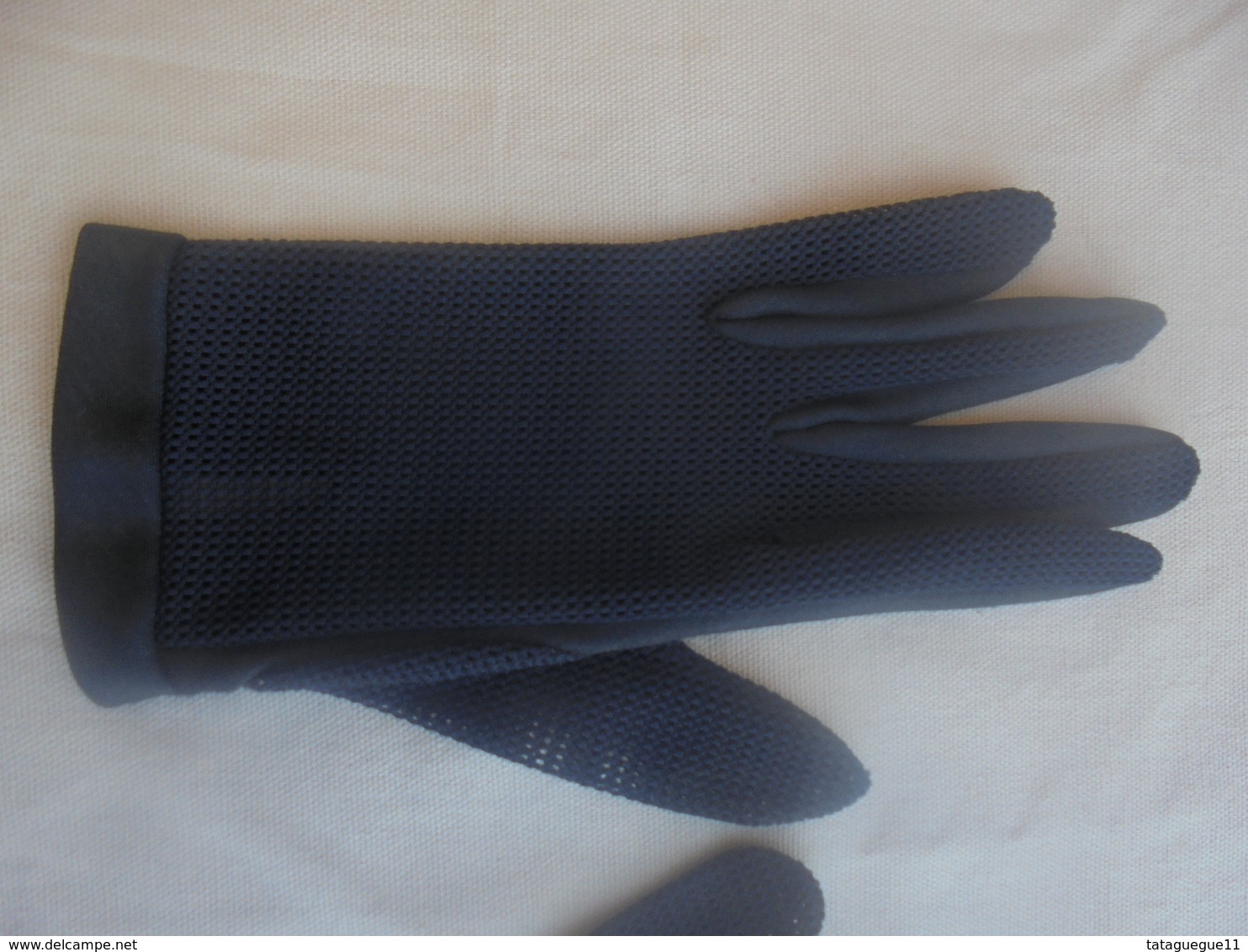 Ancien - Paire De Gants Noir Pour Femme Années 60 - 1940-1970