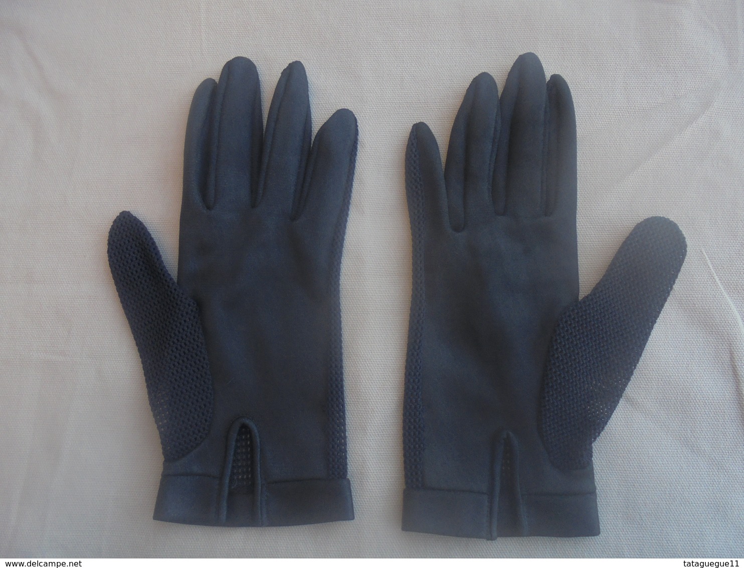 Ancien - Paire De Gants Noir Pour Femme Années 60 - 1940-1970