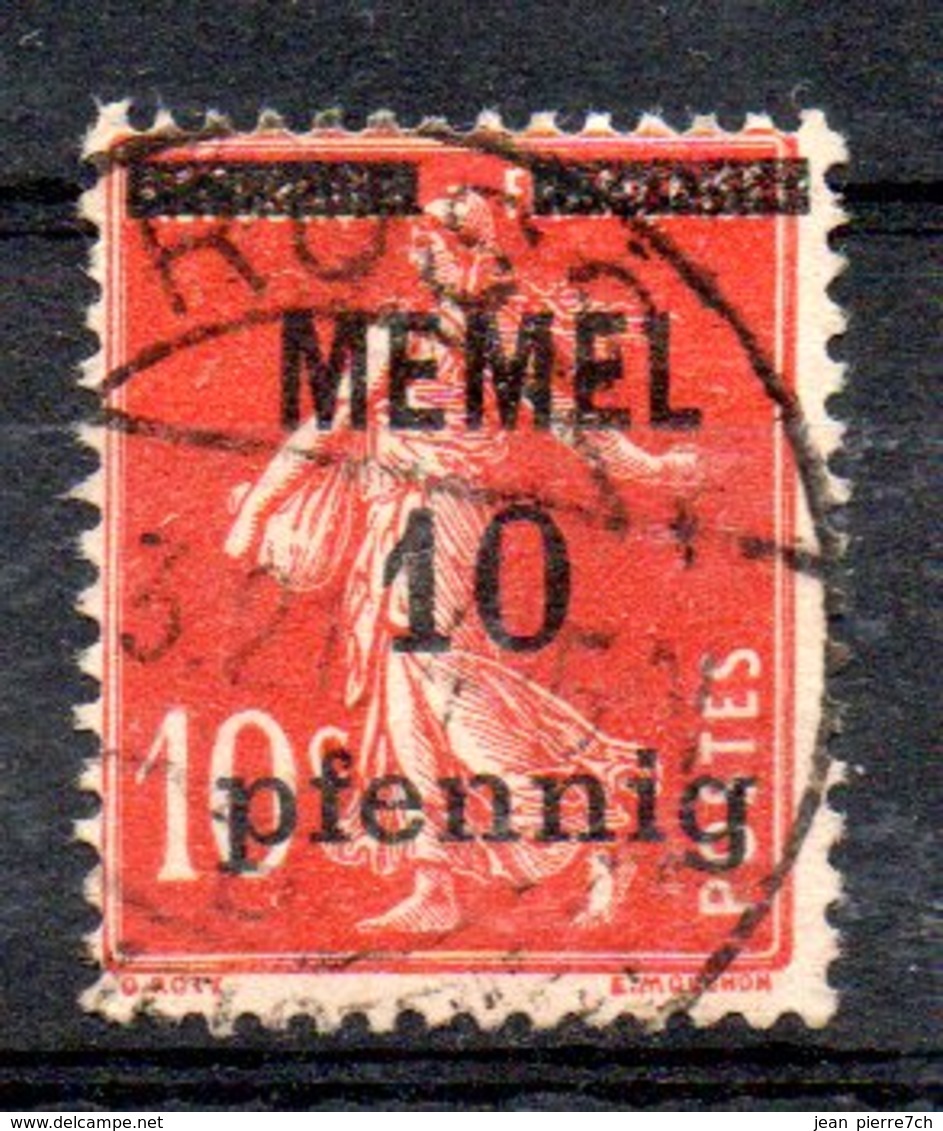 Memel Y&T 19° - Used Stamps