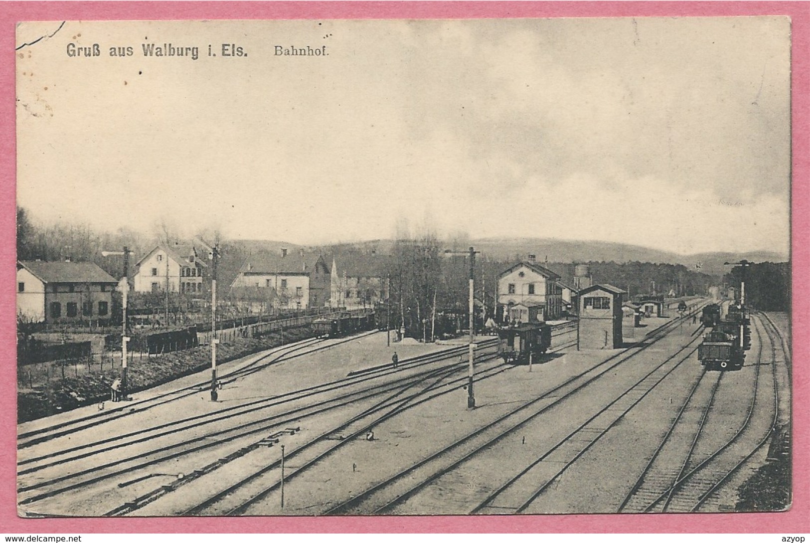 67 - GRUSS Aus WALBURG - WALBOURG - Gare - Bahnhof - Voies Ferrées - Other & Unclassified