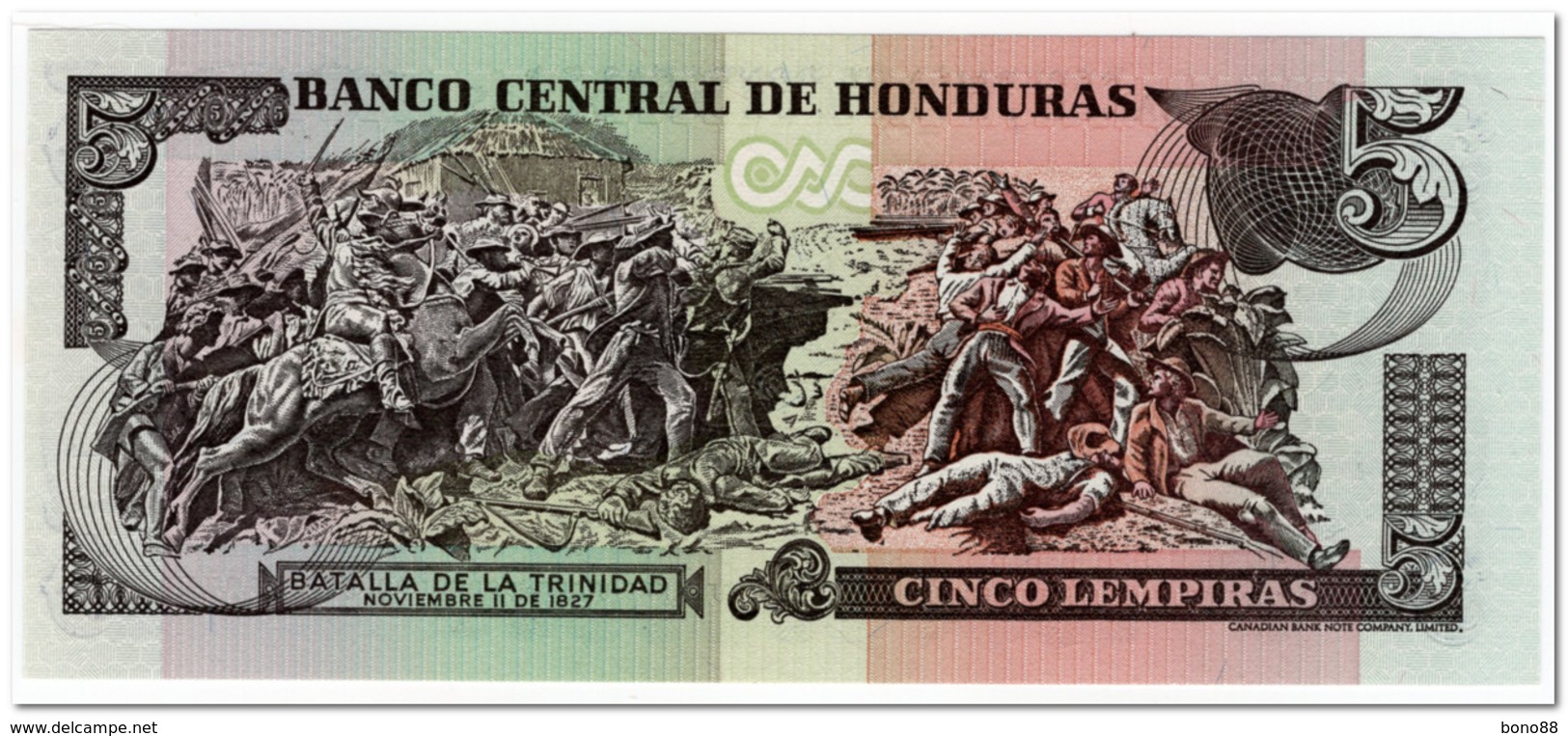 HONDURAS,5 LEMPIRAS,2004,P.85,UNC - Honduras