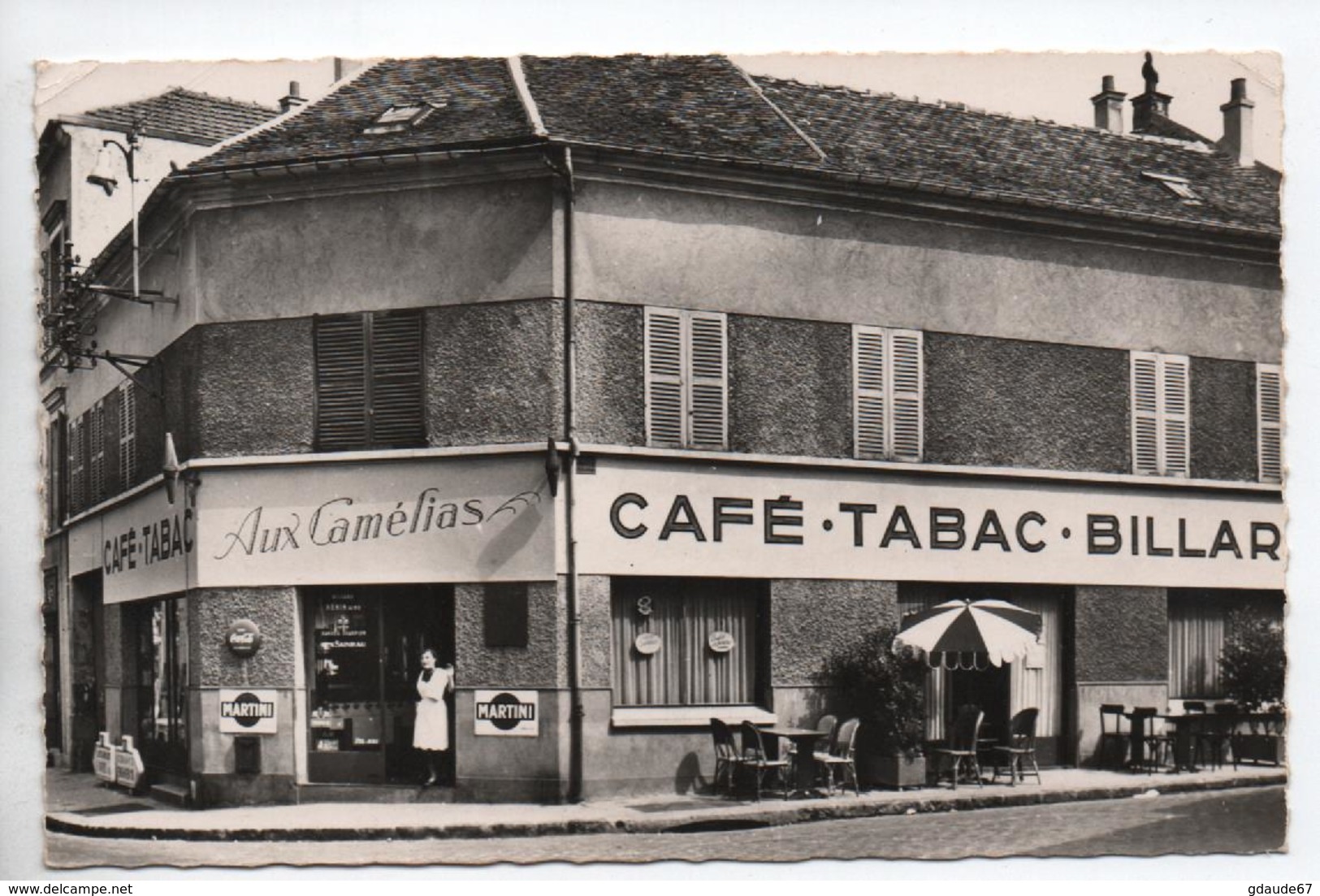 TAVERNY (78) - LE CAFE TABAC "AUX CAMELIAS" - Autres & Non Classés