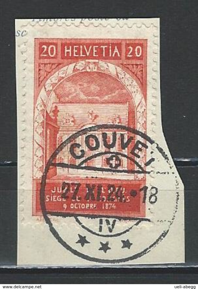 SBK 167 Stempel Couvet - Marcofilia