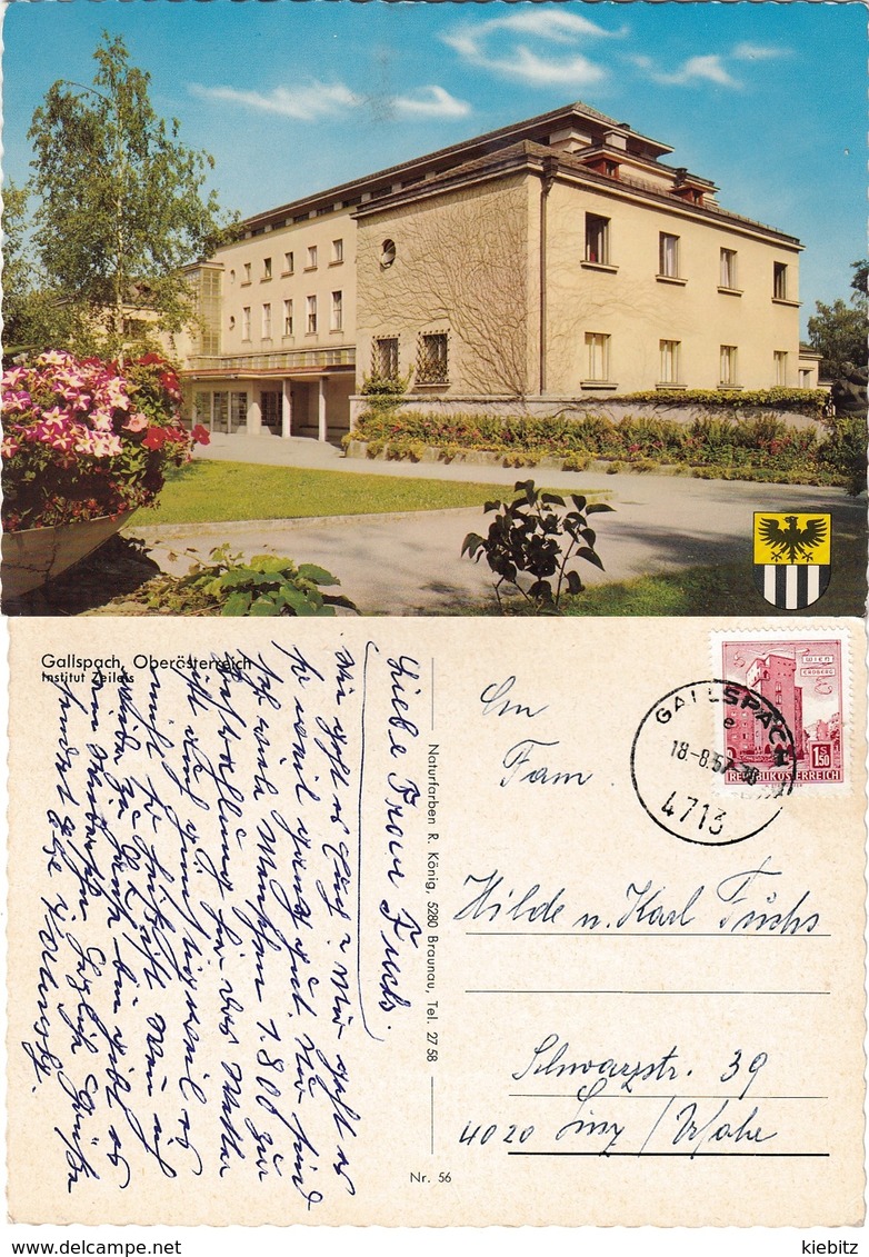 OÖ -  Gallsbach - Zeileis Institut Gel. 1967 - Gallspach