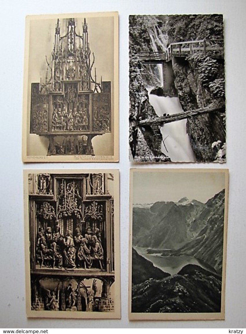 ALLEMAGNE - DEUTSCHLAND - Lot 93 - 50 anciennes cartes postales différentes