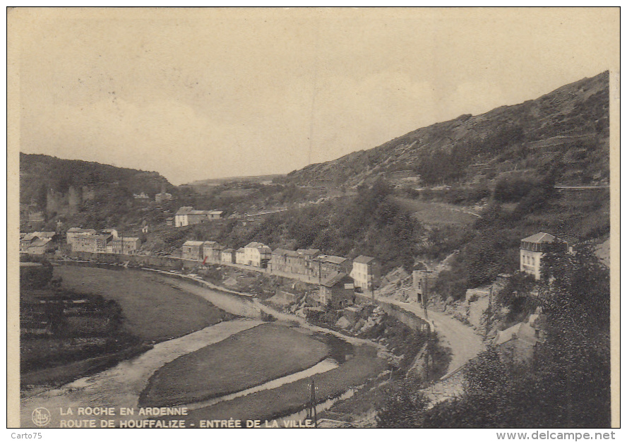 Belgique - La Roche-en-Ardenne - Route De Houffalize - Entrée De La Ville - La-Roche-en-Ardenne