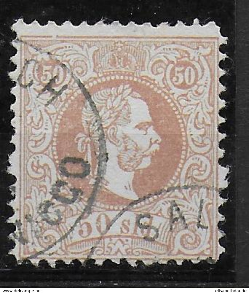 LEVANT AUTRICHIEN - 1867 - YVERT N° 7 OBLITERE - COTE = 70 EUR - - Eastern Austria