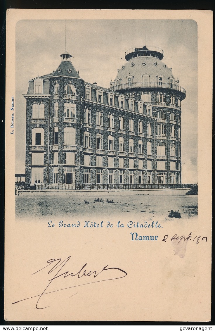 NAMUR  LE GRAND HOTEL DE LA CITADELLE - Namur