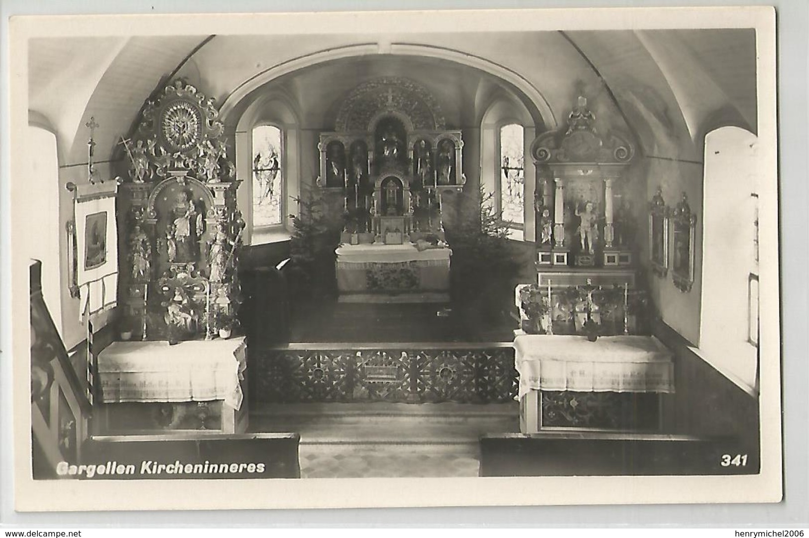 Autriche Austria - Vorarlberg Schruns Gargellen Kircheninneres Intérieur Chapelle église - Schruns