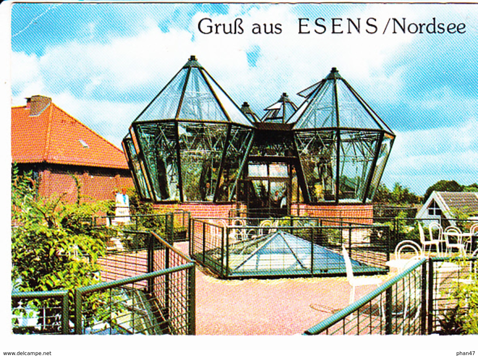 ESENS (Allemagnee) Arkaden-Treff, Toit Terrasse, Photo Hans Backenköhler 1970 Environ - Esens